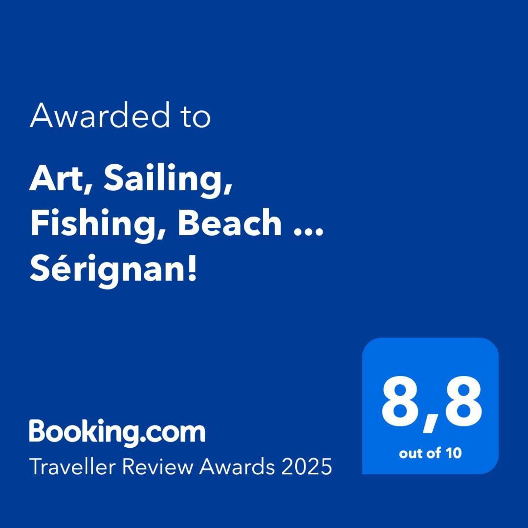 Art, Sailing, Fishing, Beach ... Serignan! Buitenkant foto